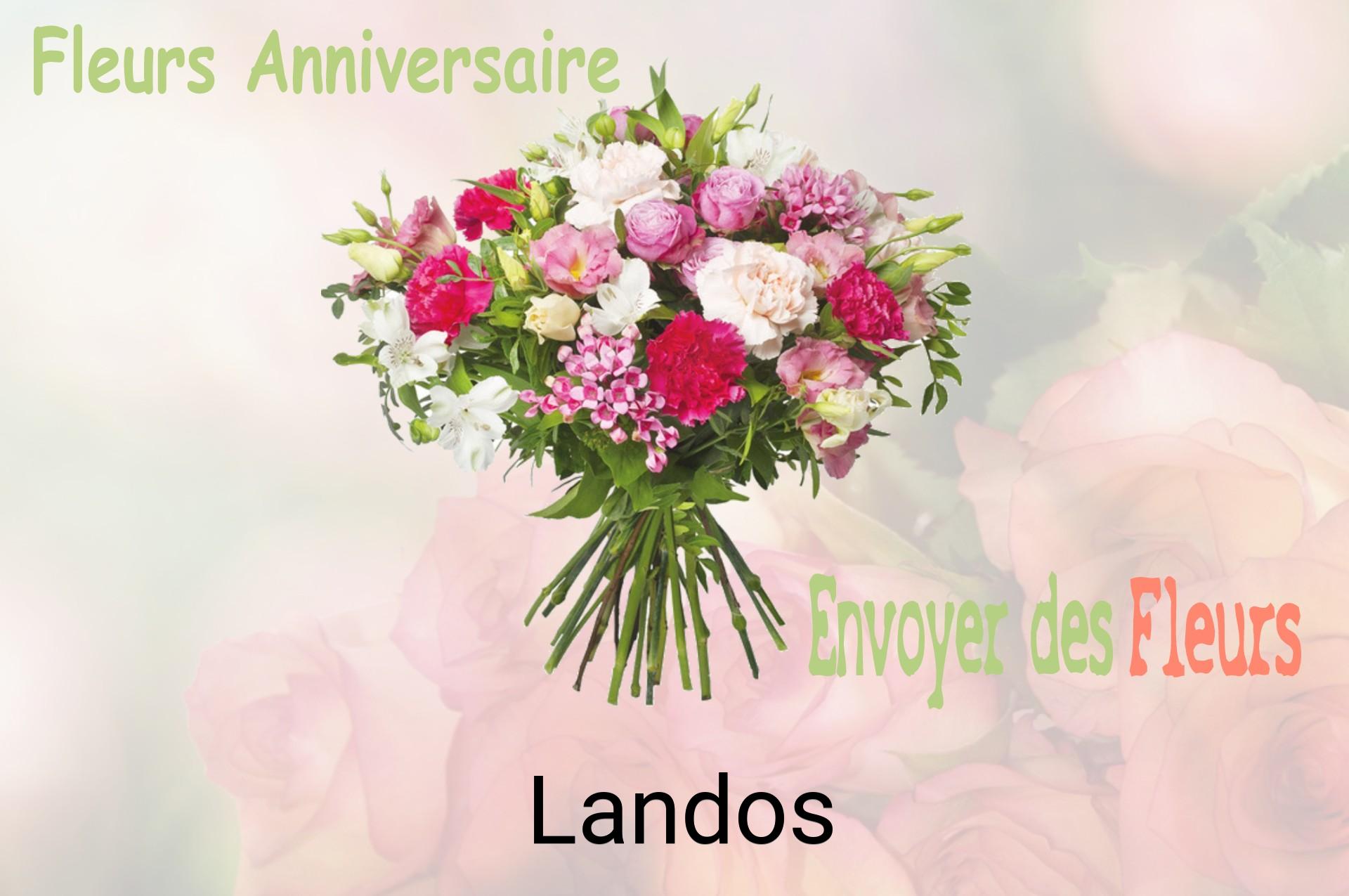 Bouquet de fleurs d’anniversaire livré à Landos